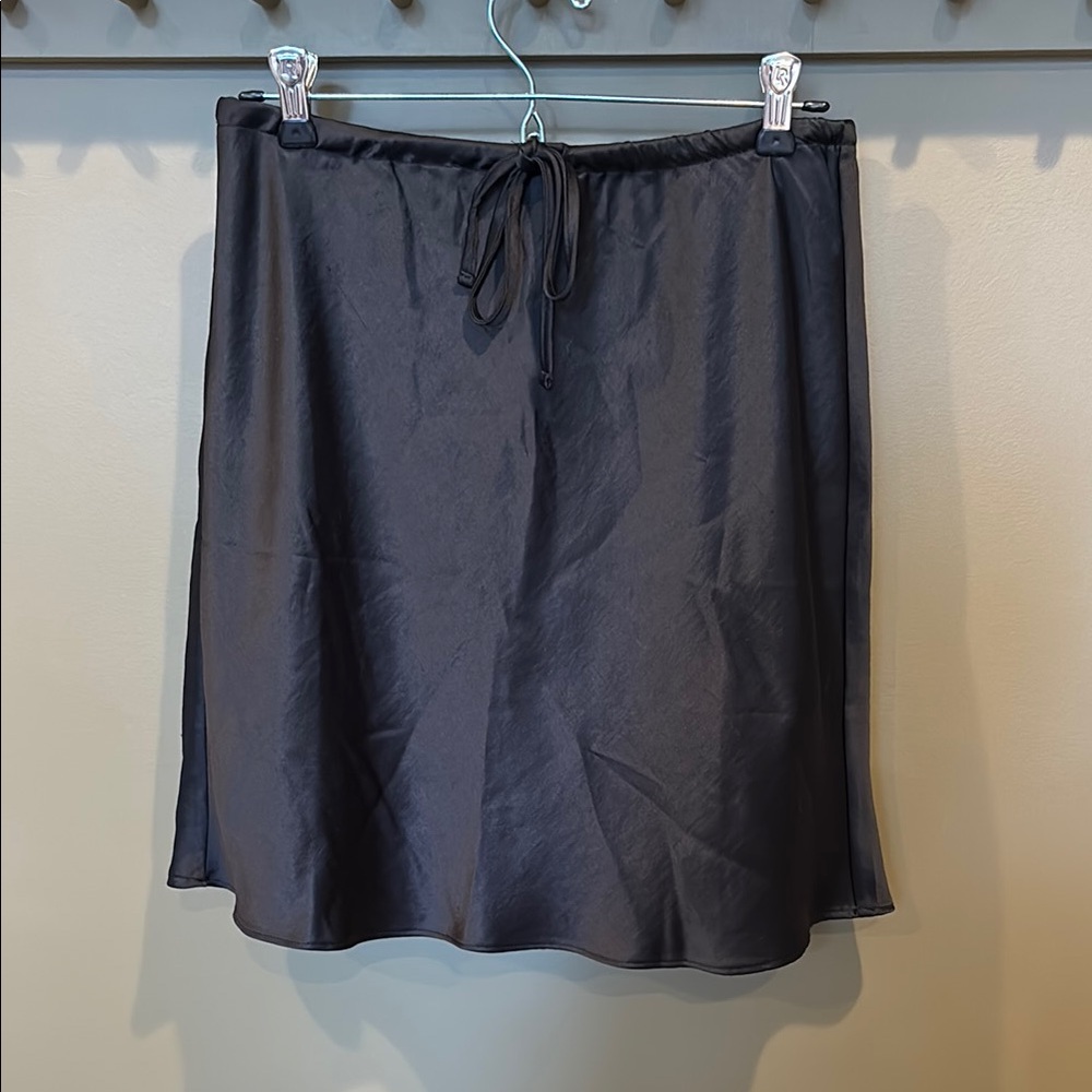 Madewell Slip Skirt, Black